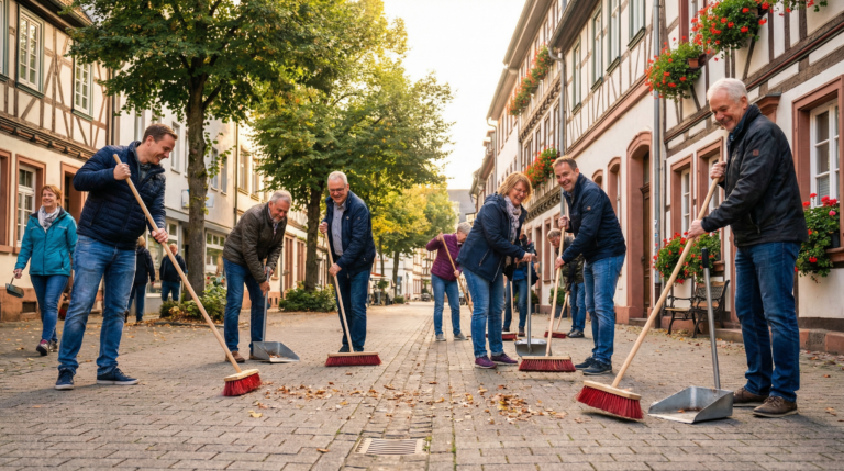 Kaiserslauterer Gehwegreinigungssatzung: Stadt nimmt Bürger bis zur Mittellinie in die Pflicht