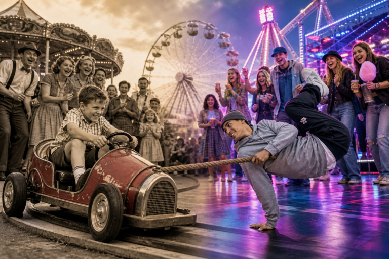 Von der Stock-Auto-Bahn zum Breakdancer: Wie sich die Lautrer Kerwe über die Jahrzehnte verändert hat